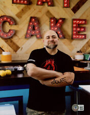 DUFF GOLDMAN SIGNED 8x10 PHOTO CHEF CHARM CITY CAKES FOOD NETWORK BECKETT BAS picture