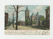 Vintage Postcard   MASSACHUSETTS    SECOND CONGREGATIONAL  CHURCH   POSTED picture