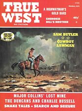 True West Oct.1974 Sam Butler Cowboy Lawman Cherokee Lost Mine Elwood Texas Gold picture