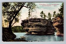 Kilbourn City WI-Wisconsin, Sugar Bowl, Dells, Boulder, c1909, Vintage Postcard picture
