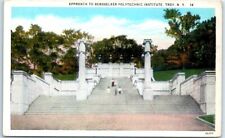 Postcard - Approach to Rensselaer Polytechnic Institute, Troy, New York, USA picture