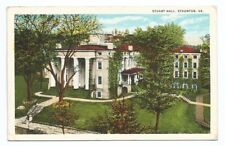 Staunton Virginia VA Postcard Stuart Hall c1920 picture