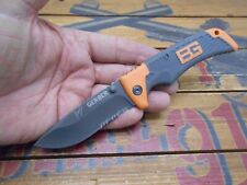 Gerber Bear Grylls Scout Pocket Knife Lockback Combo Edge Blade picture