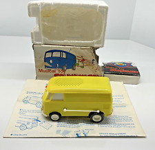 Vintage TAMCO Soundwagon Yellow VW Bus Record Player Musical Toy picture