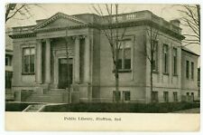 Postcard - Bluffton, Indiana, Public Library - C. 1910 picture