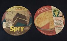 1950’s Spry Vegetable Shortening Cardboard Advertising Paper Collectible picture
