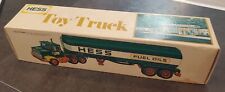 1977 HESS TANKER TOY TRUCK OIL NEW IN BOX VERY NICE INSEETS BATTERY CARD  picture