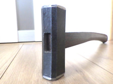 Kajihei Genno Japanese Hammer Octagon Shape Black Finish 450g W/ Ironwood Handle picture