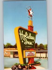 c1960 Holiday Inn Marquette Michigan MI Roadside Sign Postcard picture