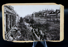 Antique Cabinet Card Photograph Paris France Montmarte Street Scene picture
