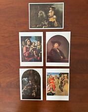 Four 1970's Vintage National Gallery 4x6 Postcards, London. Rembrandt. picture