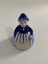 Vintage Ceramic Handpainted Blue Dutch Girl marked with CS picture