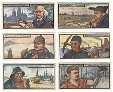 Stollwerck 1899 Group 104 Professions set of 6 cards VG picture