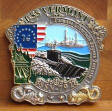 USS Vermont (SSN-792) Submarine Challenge Coin CPO Chiefs Mess  2.5