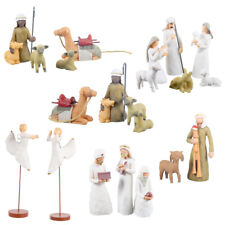 Nativity Figures Statue Hand Painted Decor Christmas Gift(7 Kinds) picture