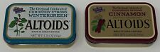 Altoids Vintage Wintergreen & Cinnamon 1.76OZ Empty Flat Top Tins picture