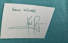 Neil Armstrong signed autograph cut picture