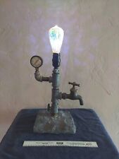  Vintage steampunk Industrial Style Table/Desk Lamp, Fireworks Bulb (Included). picture