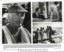 1989 Press Photo Director Peter Yates and cast members 