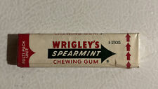Unopened 1950s Vintage Wrigley's Chewing Gum Pack NOS Full Sealed Red Top picture