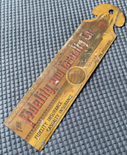 Antique Tin Sign-The Fidelity And Casualty Co-New York-Two Sided picture