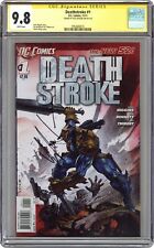 Deathstroke 1A Bisley CGC 9.8 SS Higgins 2011 1954060015 picture