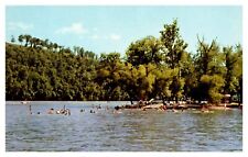 postcard The Beach at Rockaway on Lake Taneycomo Missouri A1812 picture