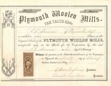 Plymouth Woolen Mills - General Stocks picture