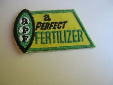 Vintage APF A Perfect Fertilizer Collectable Patch BIS picture