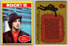 1979 Topps Rocky II Cards - Sylvester Stallone - You Pick - Complete Your Set picture