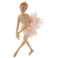  Midwest Resin PINK Ballerina Dancer Christmas Ornament.  picture