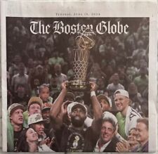 Boston Celtics Boston Globe and Herald Combo Championship Newspapers 6-18-24 picture