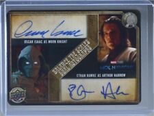 2023 Upper Deck Moon Knight OSCAR ISAAC ETHAN HAWKE DUAL Auto #7/10 SSP - RARE picture