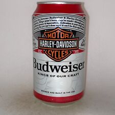 2023 Harley Davidson Budweiser beer can, bottom opened picture