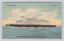 Postcard SS New York Florida New Castle Delaware posted 1944 picture