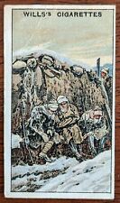 1917 Wills Cigarette Card War Incidents 2nd Series #20 Winter In The Trenches  picture