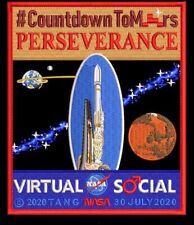 Authentic MARS 2020 TIM GAGNON -Virtual NASA Social Commemorative- SPACE PATCH picture