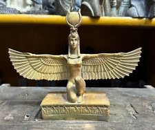 RARE ANCIENT EGYPTIAN ANTIQUES Statue Goddess Isis With Open Wings Egypt BC picture