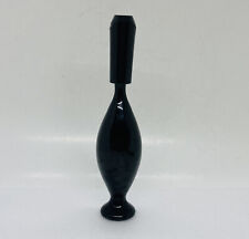 Vintage Abstract Black Vanity Perfume Bottle 6.26” Tall Unique Art Decor 31 picture