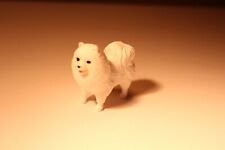 Miniature Dog Figurine Mini Figure Pomeranian Toy Decoration Pom Cake Topper picture