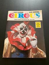 1983 Zor Shrine Circus 29th Annual Program and Coloring Book  picture