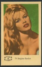 1962 BRIGITTE BARDOT DUTCH GUM CARD STAR BILDER A #79 EX picture