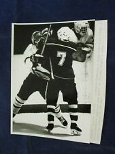 1992 L/S Andy Fabrizio check vs Acton-Boxboro H.S. hockey Glossy Press Photo picture