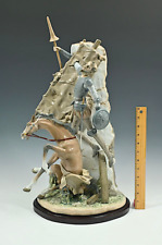 Don Quixote and The Windmill by Lladro - Rare, Retired, Mint Condition picture
