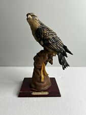 Vintage Montefiori Collection Statue Eagle Hawk Falcon Hand Crafted Rare Find picture