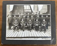 1900s SFD Seattle Fire Department Station #3 Firefighters Crew Cabinet Photo picture