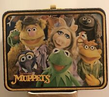 1979 Vintage MUPPETS Metal Lunch Box w/KERMIT The Frog NO THERMOS Jim Henson picture