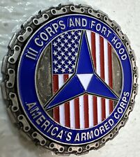 III Corps And Fort Hood General’s Award For Excellence Challenge Coin picture