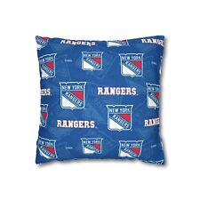 New York Rangers Spun Polyester Square Pillowcase picture