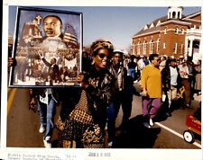 LG951 '90 Original Color Photo MARTIN LUTHER KING JR MARCH Civil Rights Memorial picture